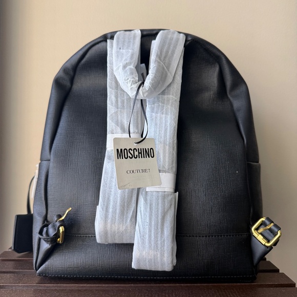 New Moschino Teddy Bear Backpack black medium - Picture 3 of 10